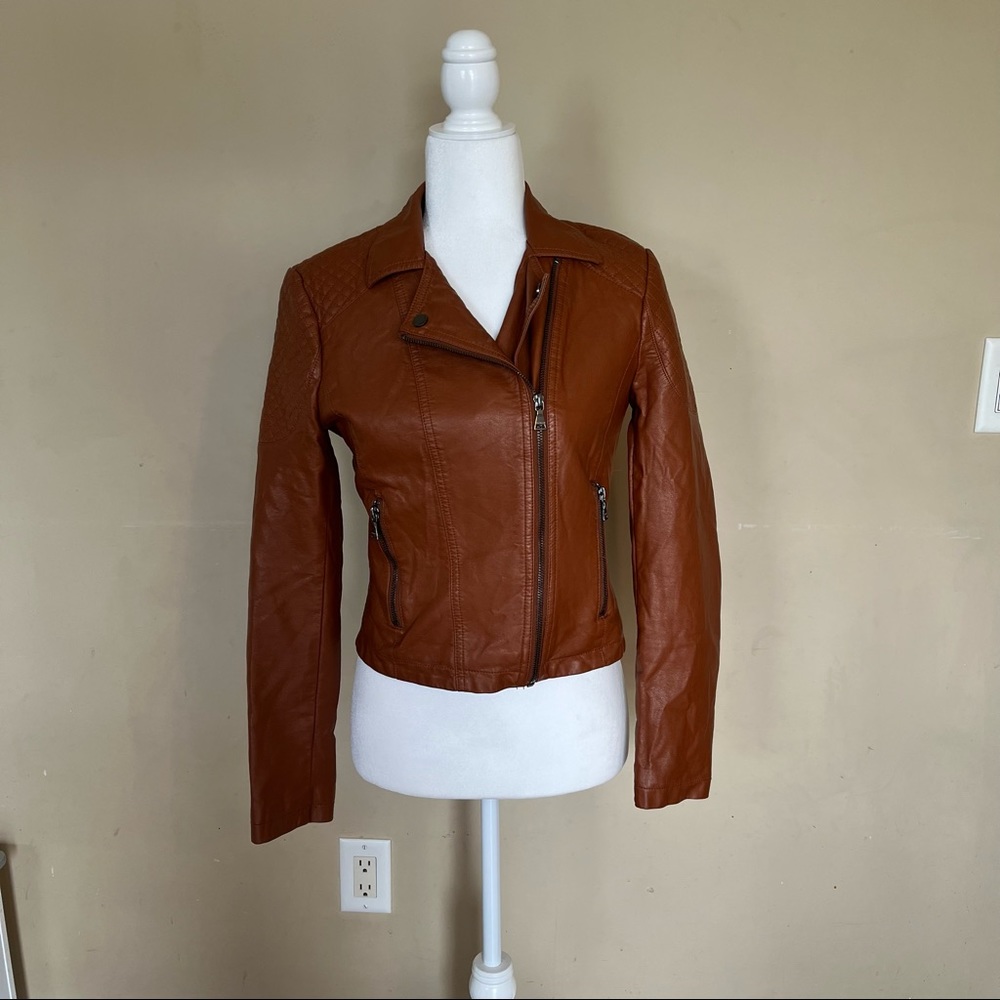 Express Faux Leather Coat